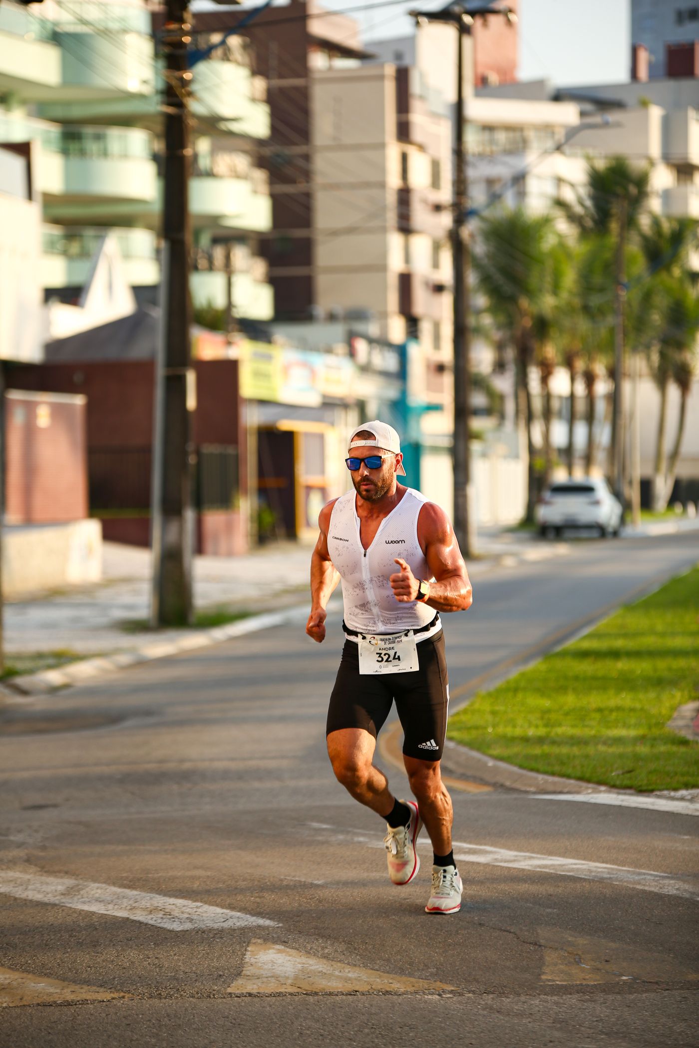 Entrenamiento de carrera en pista